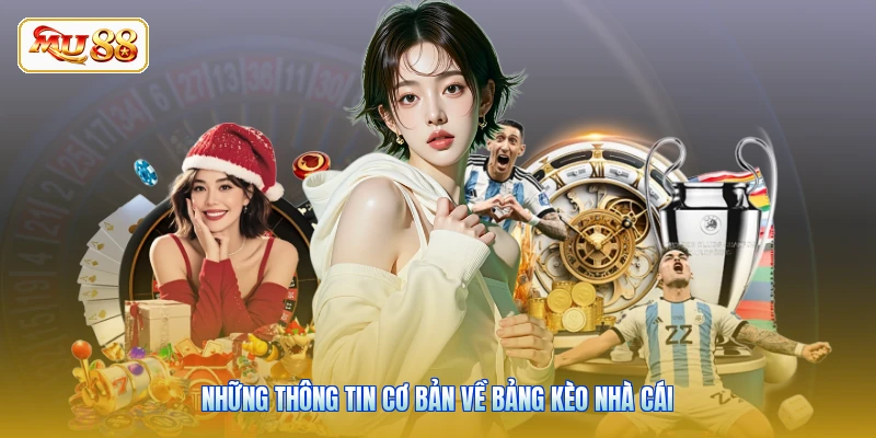 Những thông tin cơ bản về bảng kèo nhà cái